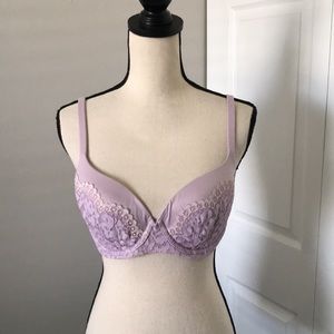 ❤️3X20 VICTORIAS SECRET Lilac Body By Victoria Lined Demi Bra | 34D